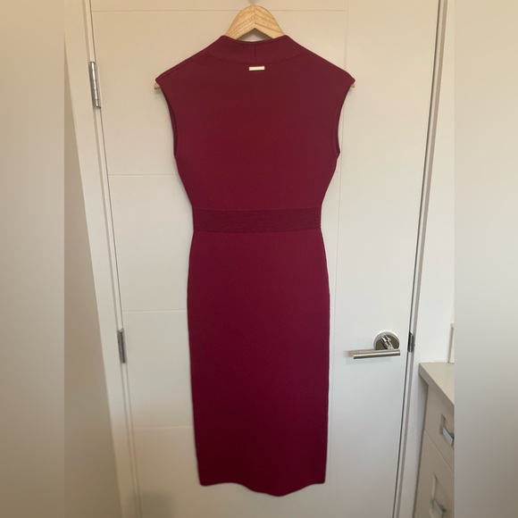 Michael Kors Red Midi BodyCon dress- size S. Perfect condition worn once - Picture 2 of 5